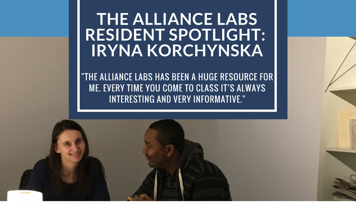 The Alliance Labs Resident Spotlight: Iryna Korchynska